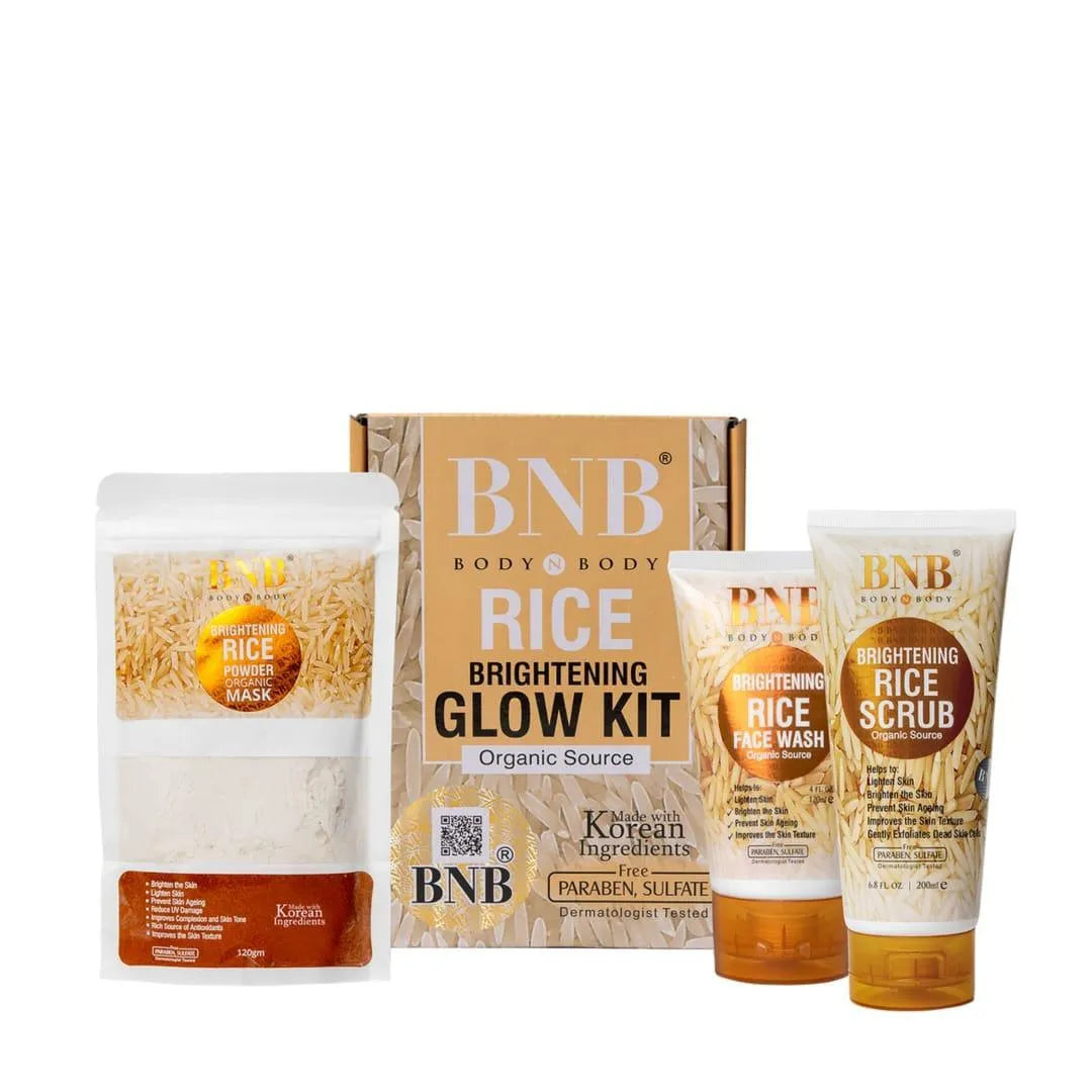 BNB Rice Brightening Glow Kit